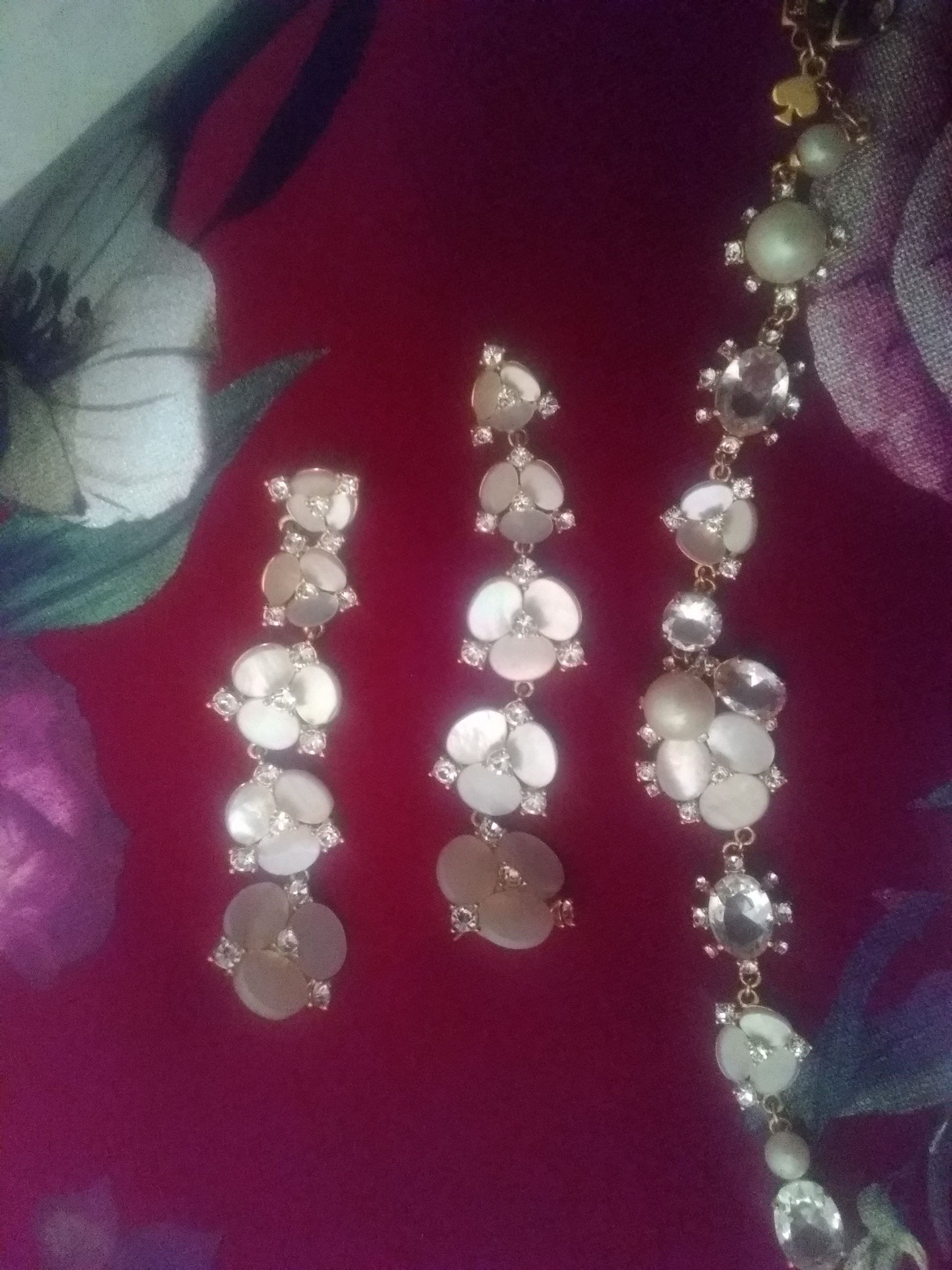 kate spade 花モチーフピアス DISCO PANSY Disco Pansy Drop Earrings | Kate Spade GB