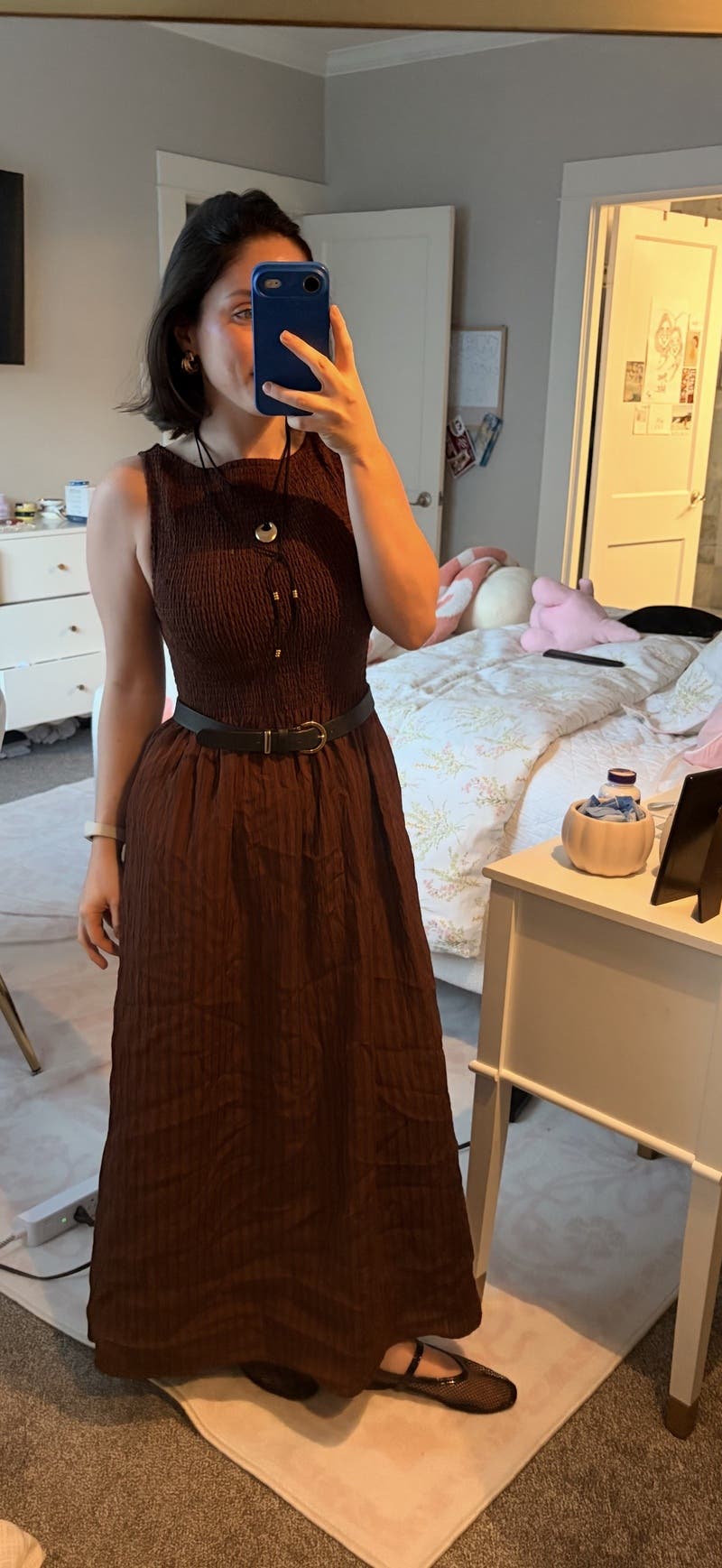 Brown Cosima Nap Dress by Hill House Home | Rent the Runway