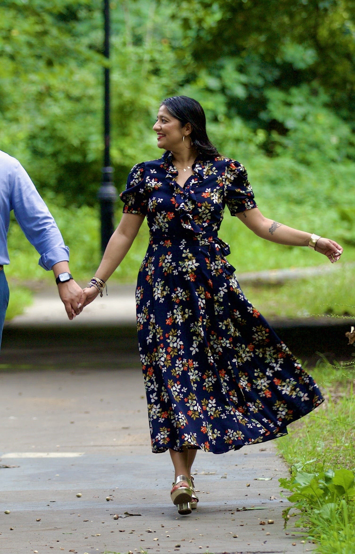 Ruffle Floral Wrap Dress by Jill Jill Stuart | Rent the Runway