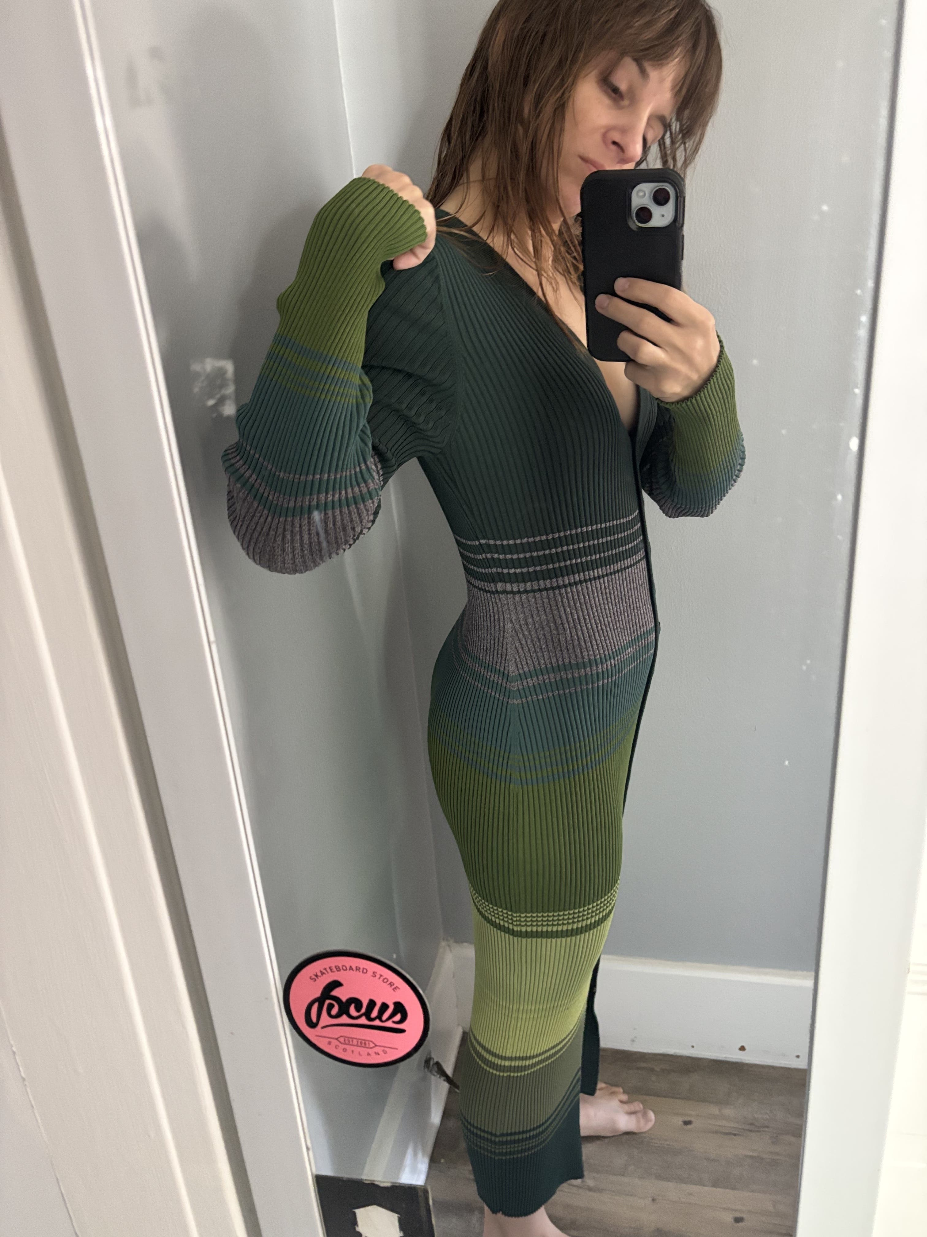 Pine Forest Shoko Dress by Staud Rent the Runway