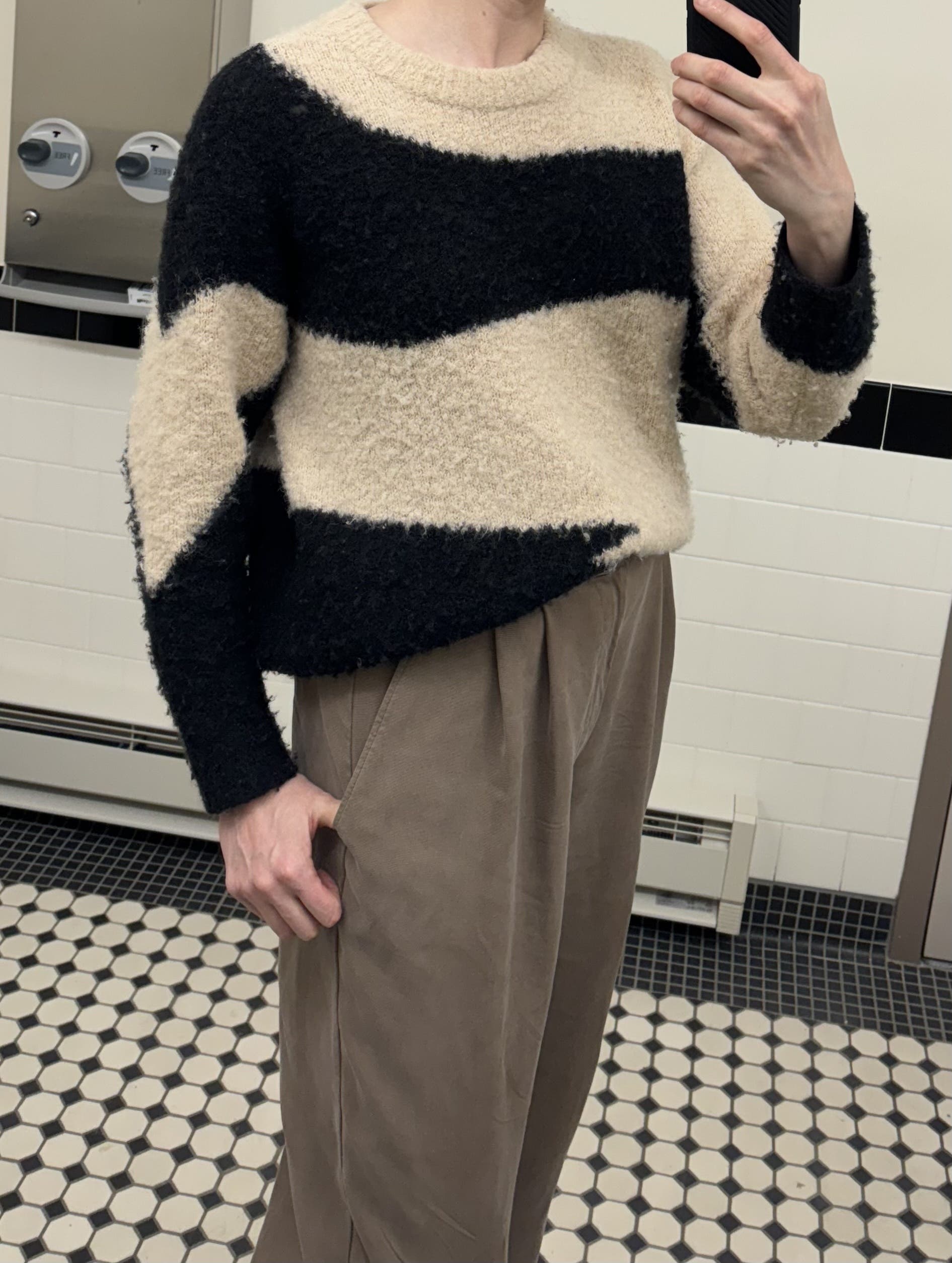 L&#39;Appartement DEUXIEME CLASSE - AP STUDIO Damaged Wool Knit◆ L'Appartement DEUXIEME CLASSE - ☆美品☆ L'Appartement Knit