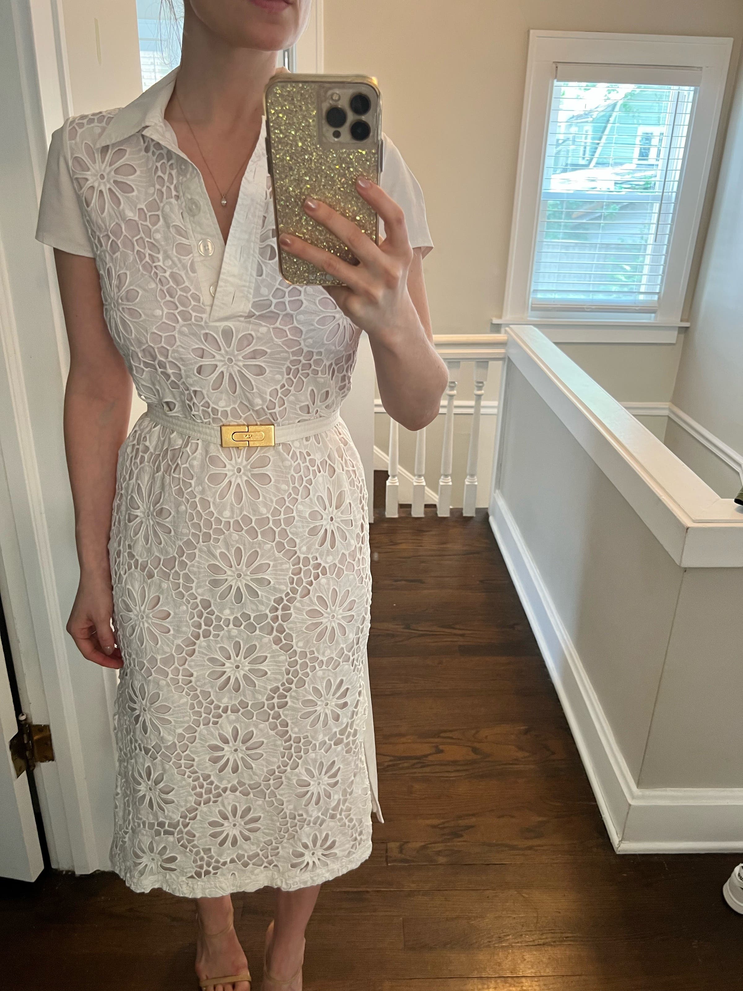 Lace Polo Dress by Tory Burch | Rent the Runway