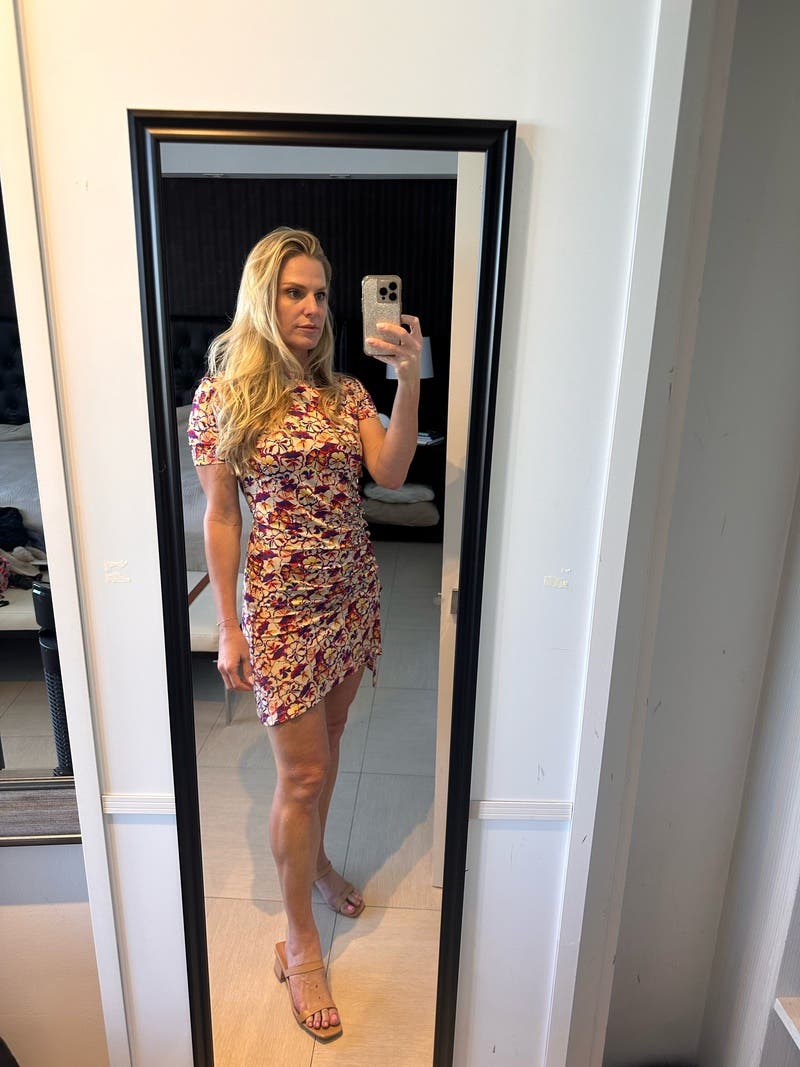 Floral Ruched Mini Dress by Rabanne | Rent the Runway