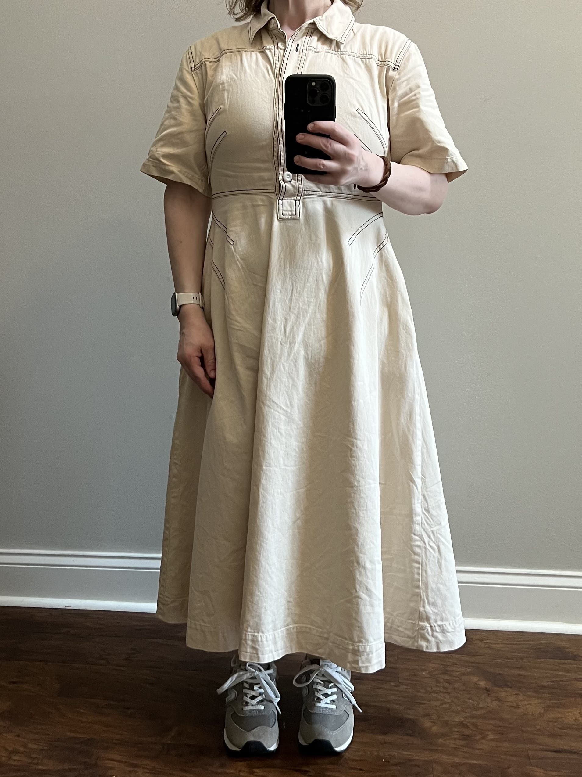 Bone Shirtdress by Rosetta Getty x RTR | Rent the Runway