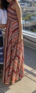 Striped Lana Maxi by AMUR for $120 