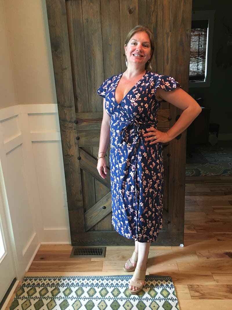 chinese dress ladies Wendy Wrap Dress – Draper James main image 1