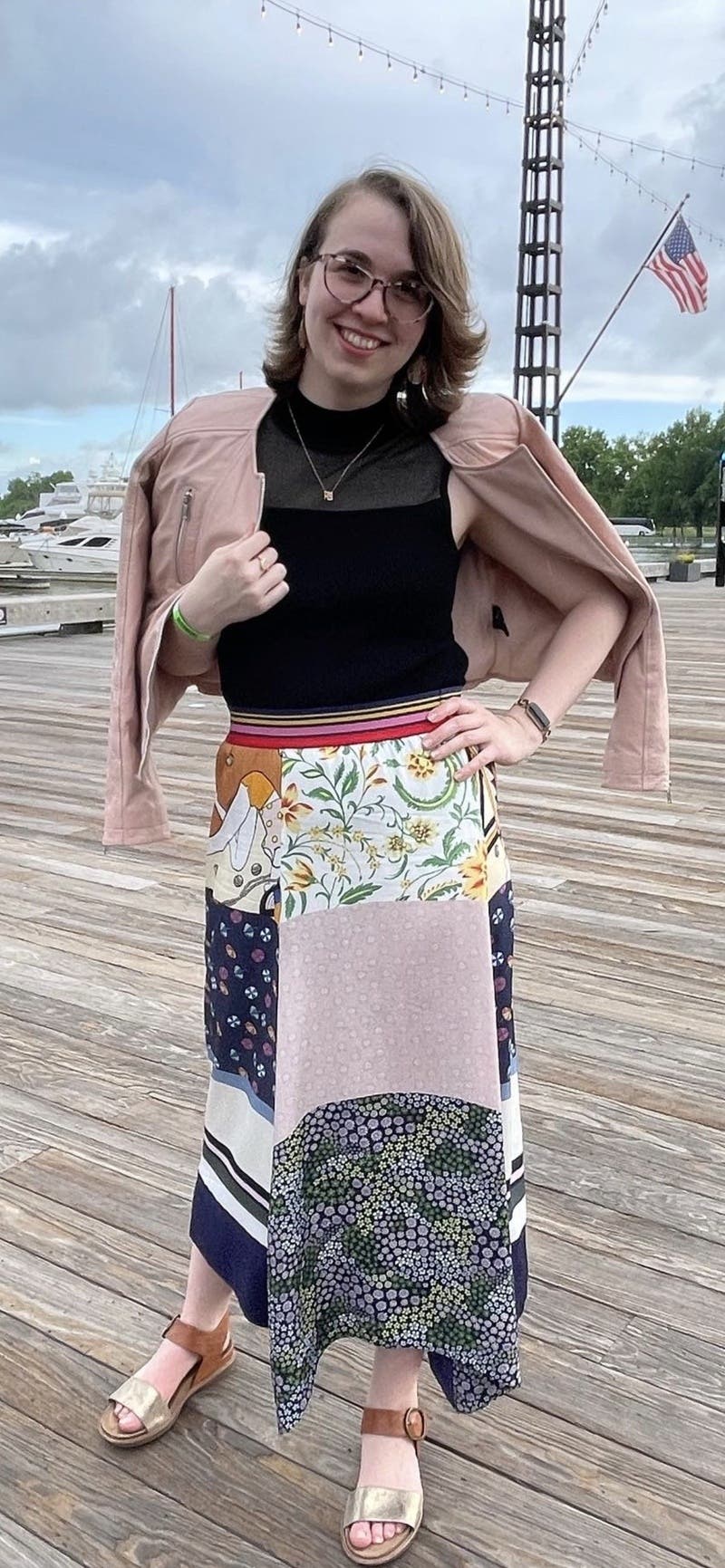 Summer Patchwork Handkerchief Skirt by See by Chloé | Rent