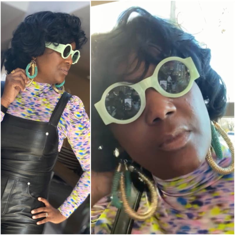 ドリスヴァンノッテン LINDAケース付きサングラス・メガネ　オリーブグリーン Linda Farrow x Dries Van Noten Green Oval Sunglasses | Liberty
