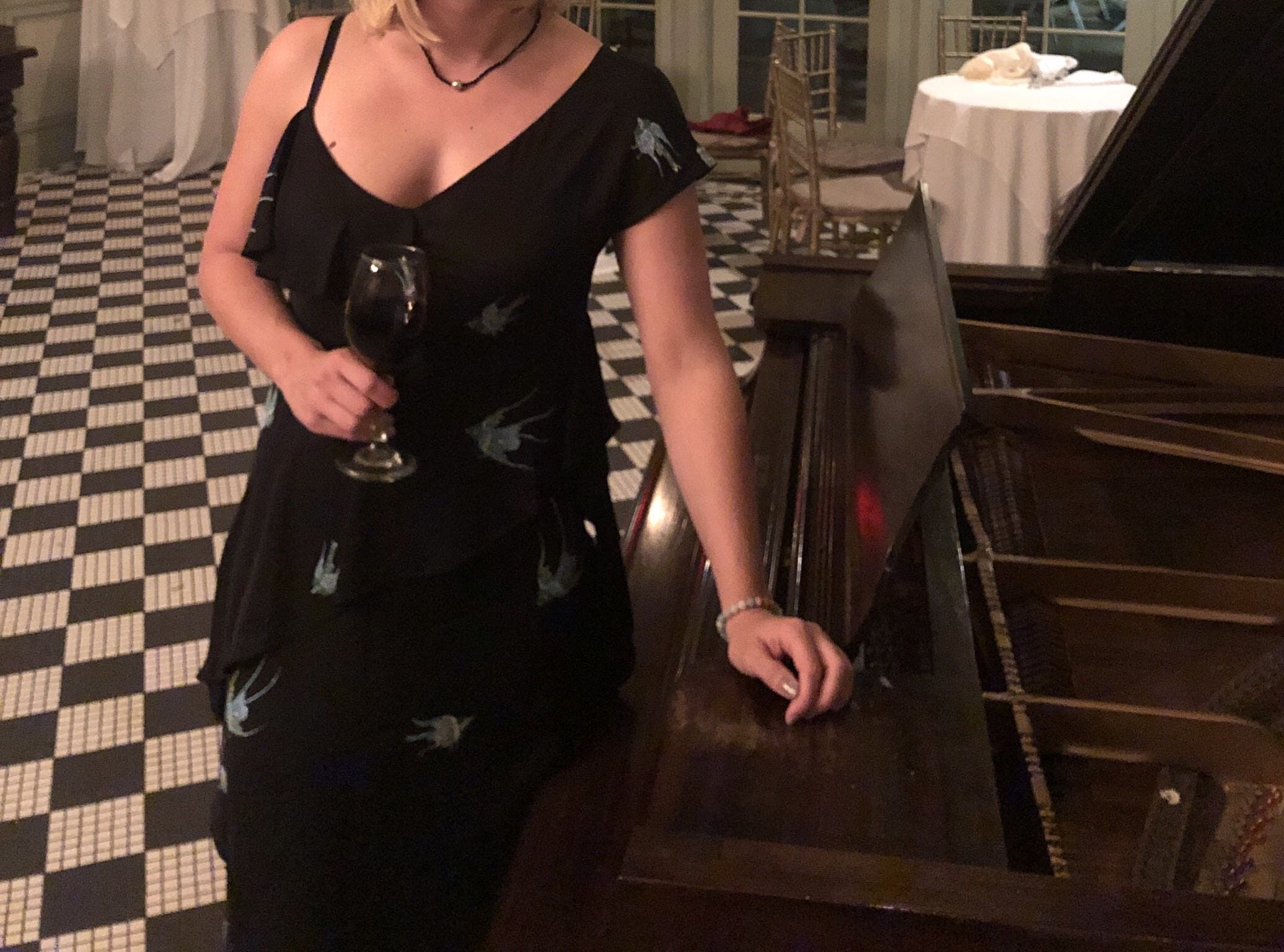 Asymmetric Ruffle Bird Print Dress by Diane von Furstenberg