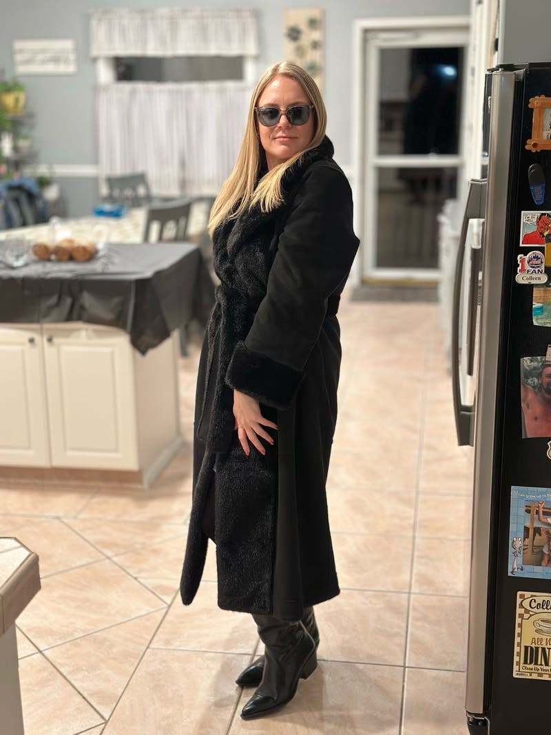 Faux Suede And Fur Coat by Rosetta Getty x RTR | Rent the Runway
