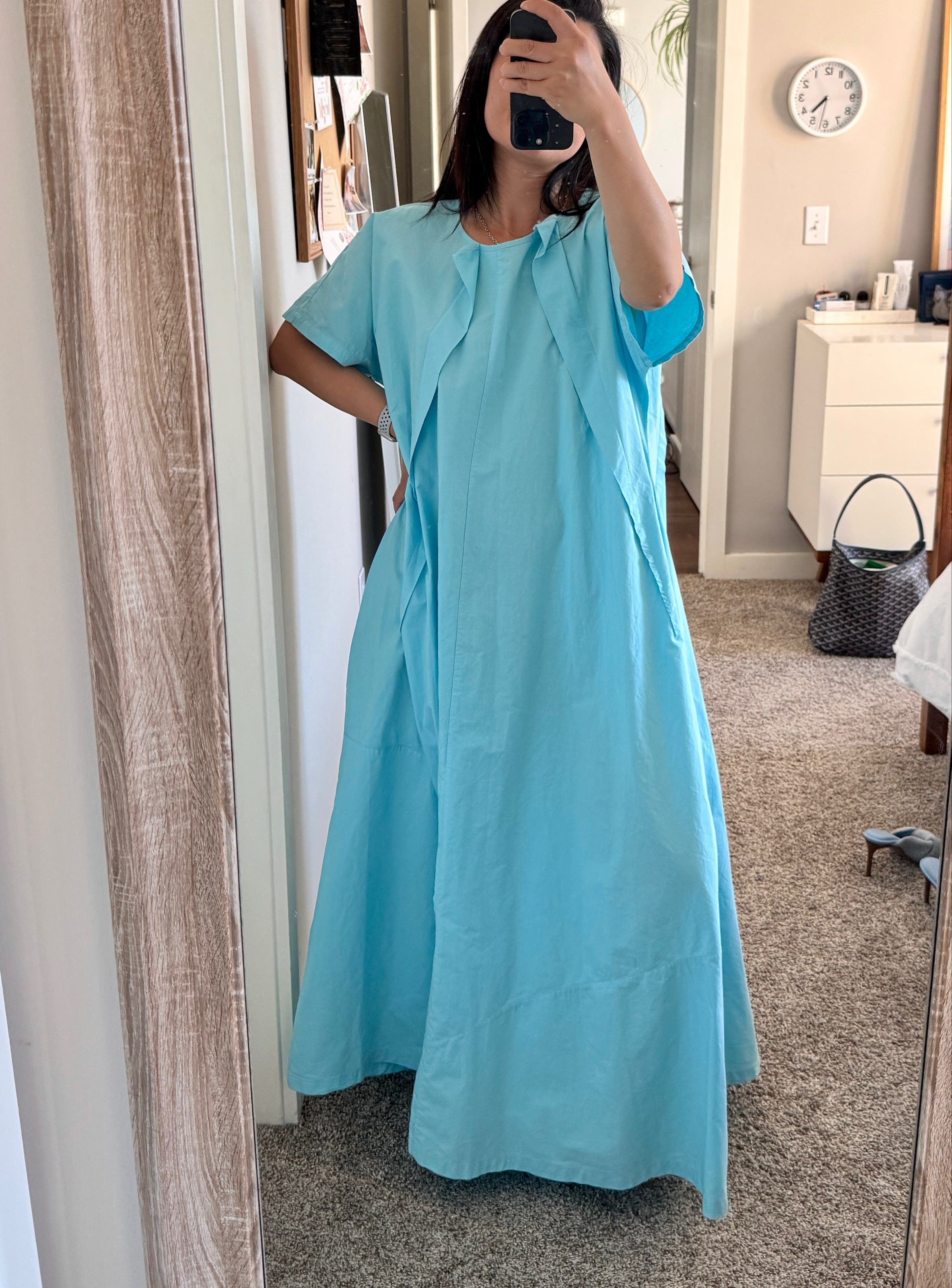 Cotton Poplin Maxi Dress by MM6 Maison Margiela | Rent the