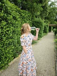 美品KATE SPADE NEWYORK 花柄フレアドレス ガーデンドレス Garden Seersucker Dress by kate spade new york | Rent the Runway