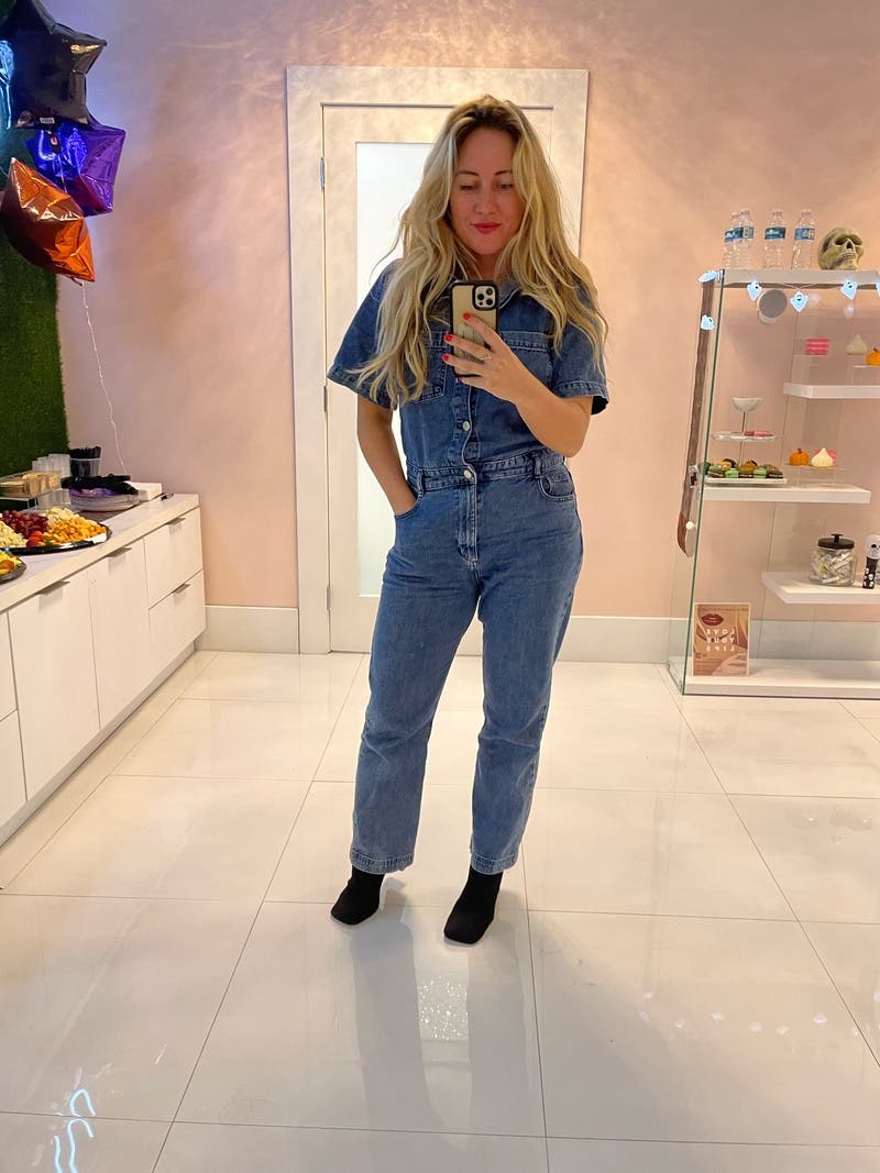 Hannah Denim Jumpsuit by DL1961 | Rent the Runway