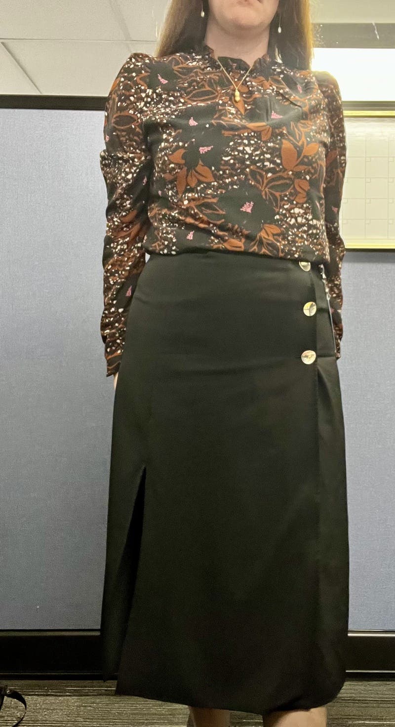 スカート Kate slit mini skirt ANDMARY】Kate slit mini skirt