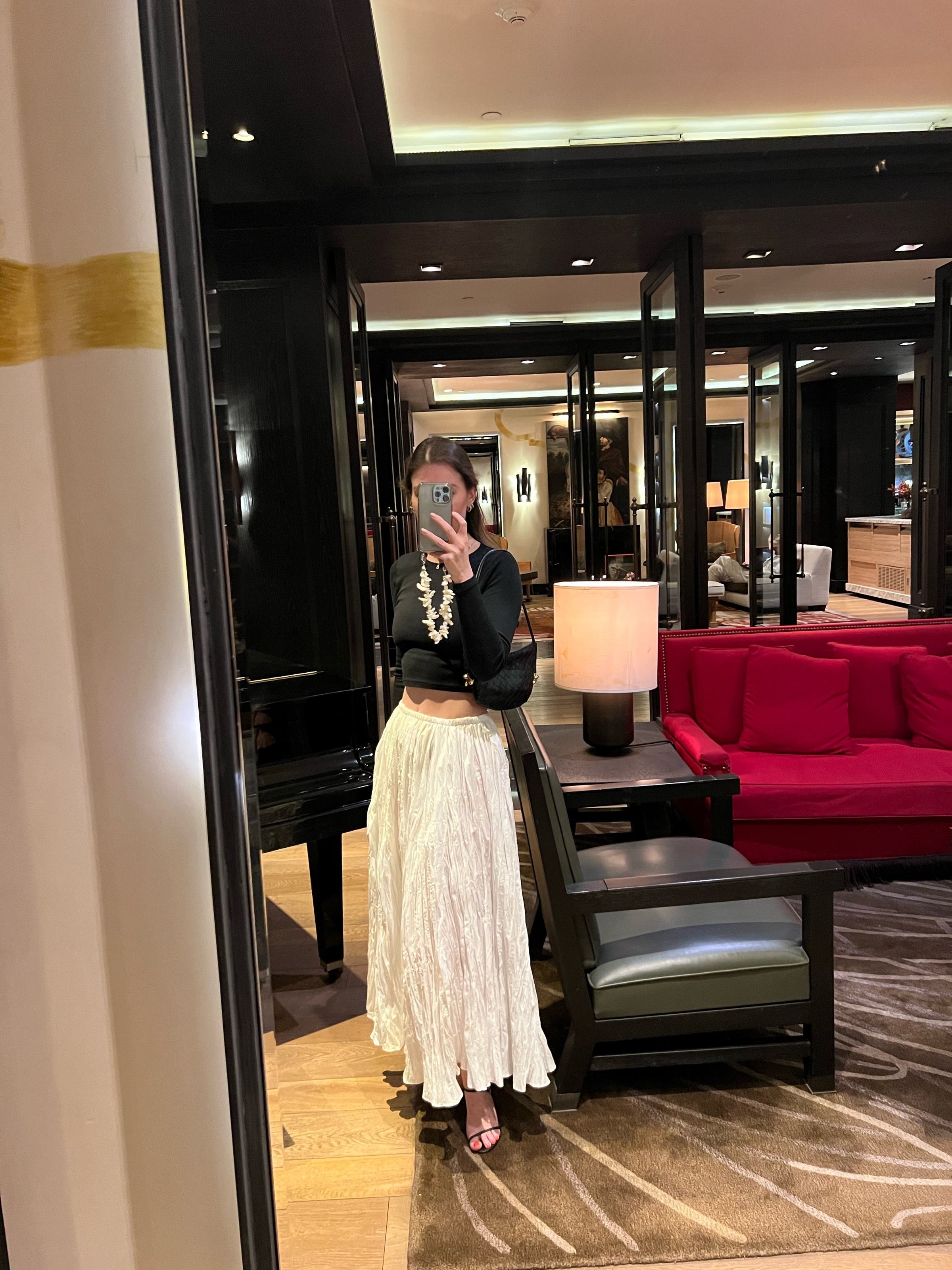 タグ付き未使用ColPierrot　Pleats LONG Skirts Designer fashion, Seoul-fully created | W Concept