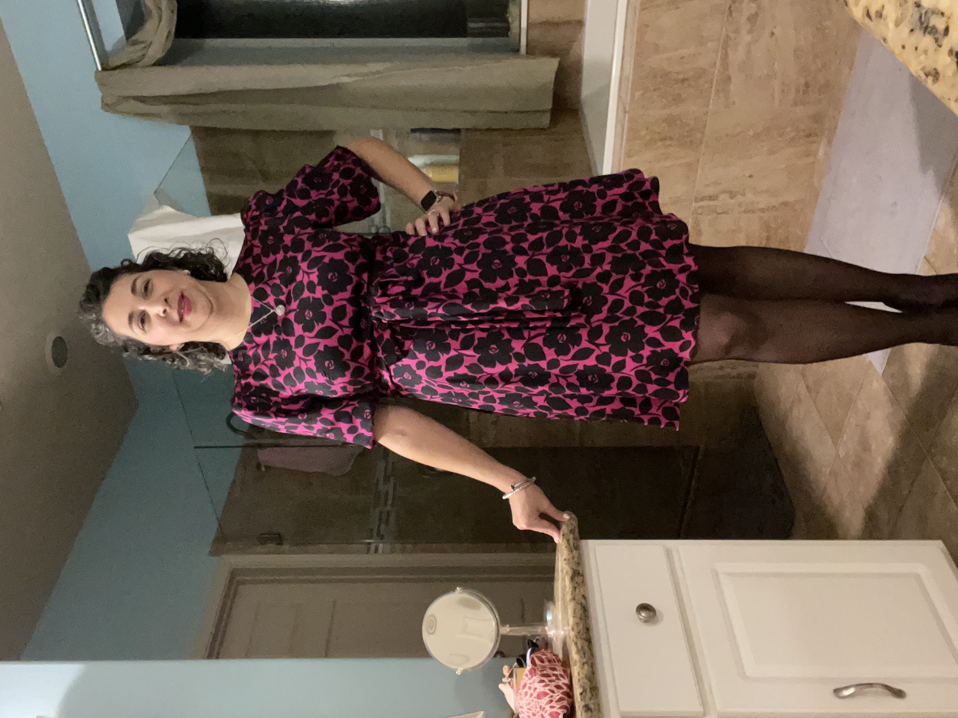 Rosy Garden Tie-Waist Dress by kate spade new york | Rent