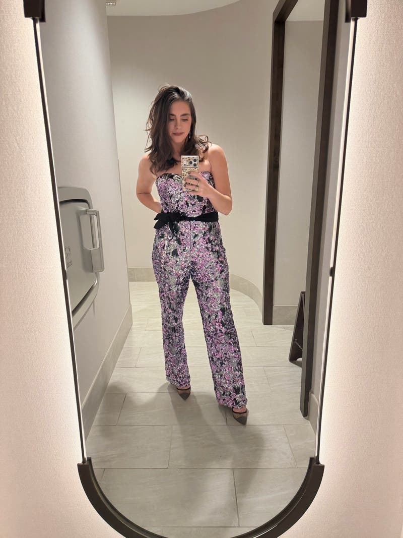 Andy Sequin Jumpsuit by Dress The Population | Rent the Runway
