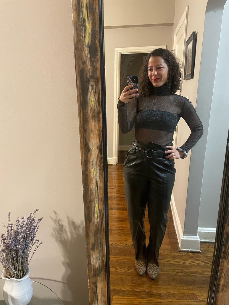 Charli Shimmer Tulle Top by SIMKHAI | Rent the Runway