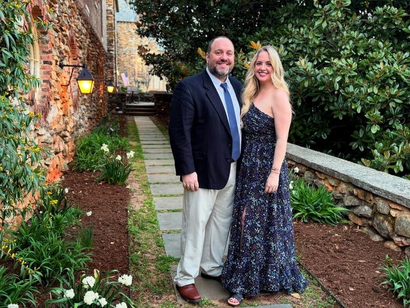 One Shoulder Floral Gown by Ieena for Mac Duggal | Rent the