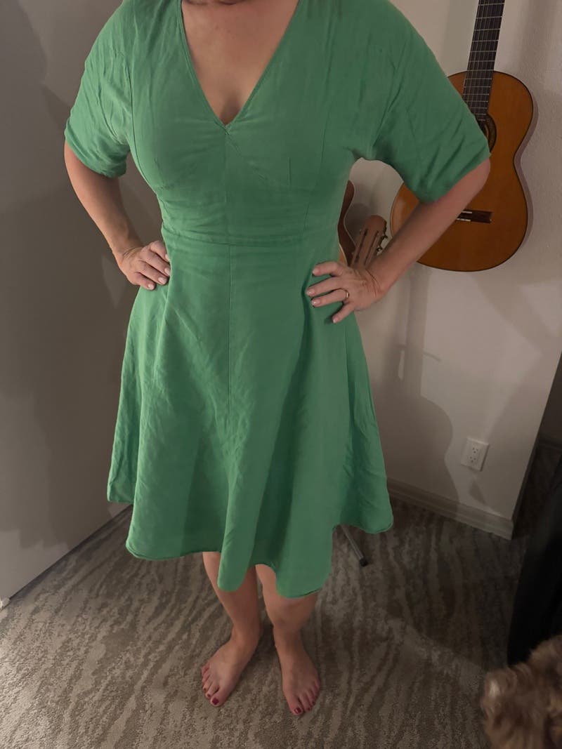 Green Linen Dress by TOME x RTR | Rent the Runway