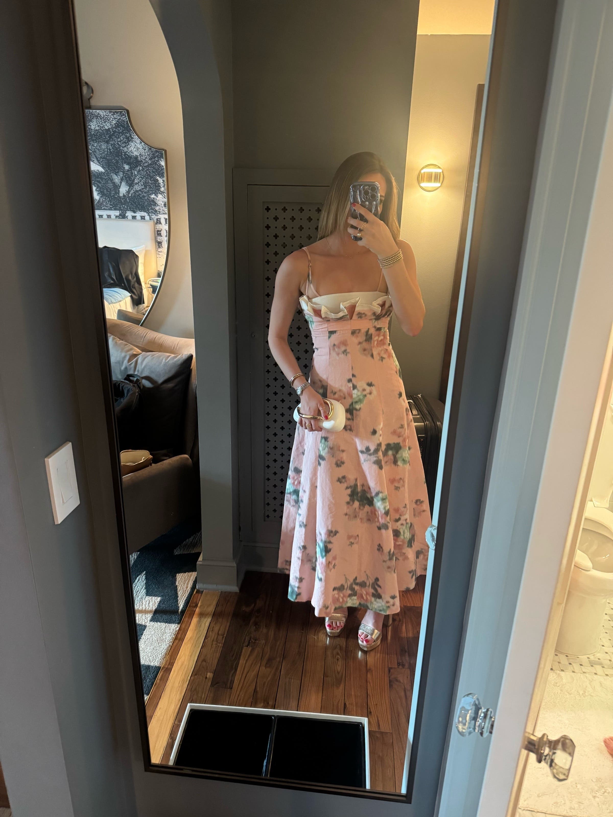 Floral Taffeta Dress by Philosophy di Lorenzo Serafini