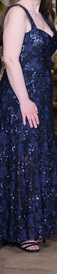 Anabel Sequin Gown by Dress The Population