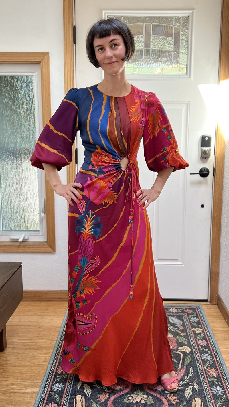 Vintage Wave Midi Dress by FARM Rio | Rent the Runway