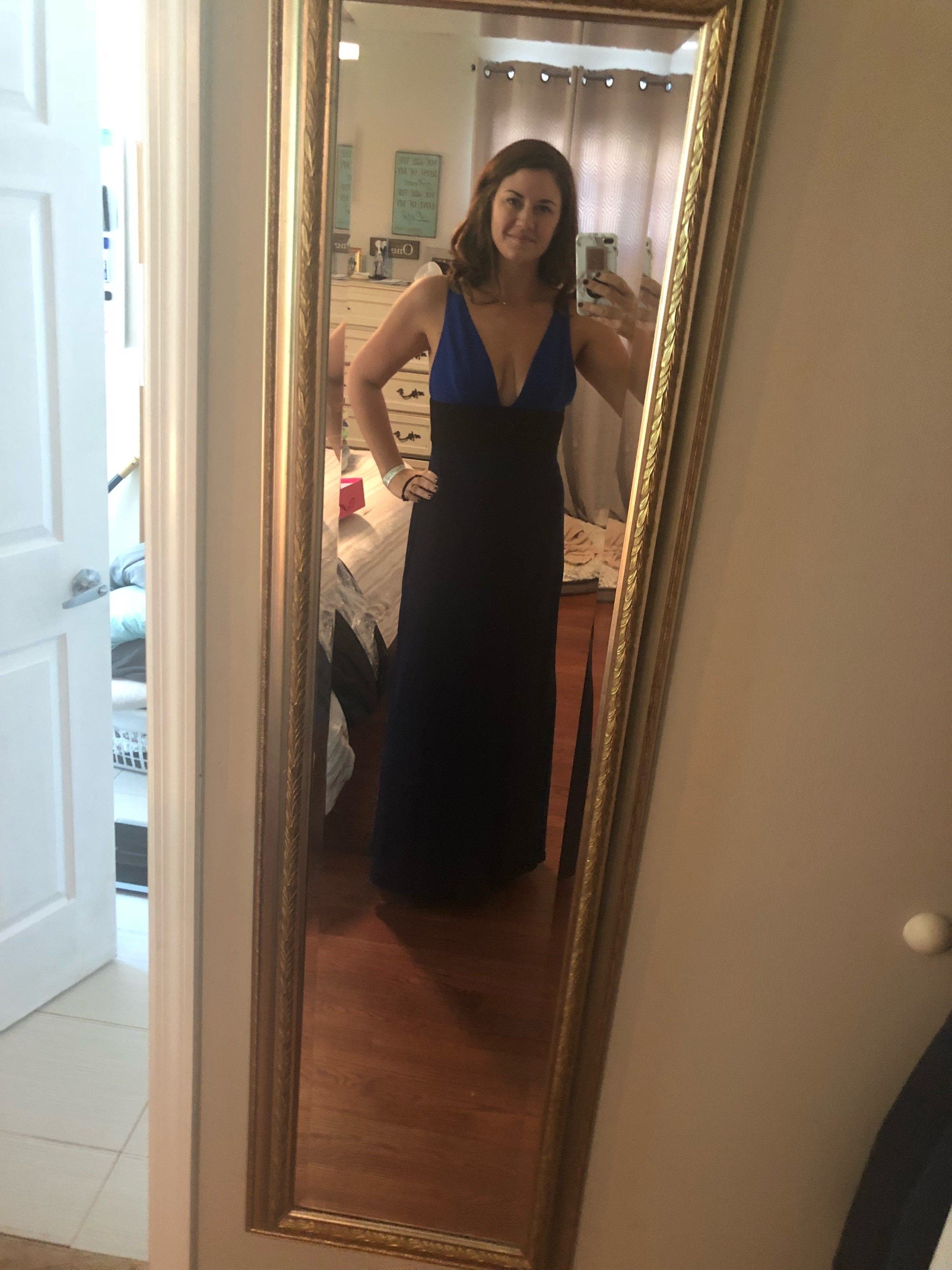 Midnight Blue Gown by Jill Jill Stuart | Rent the Runway