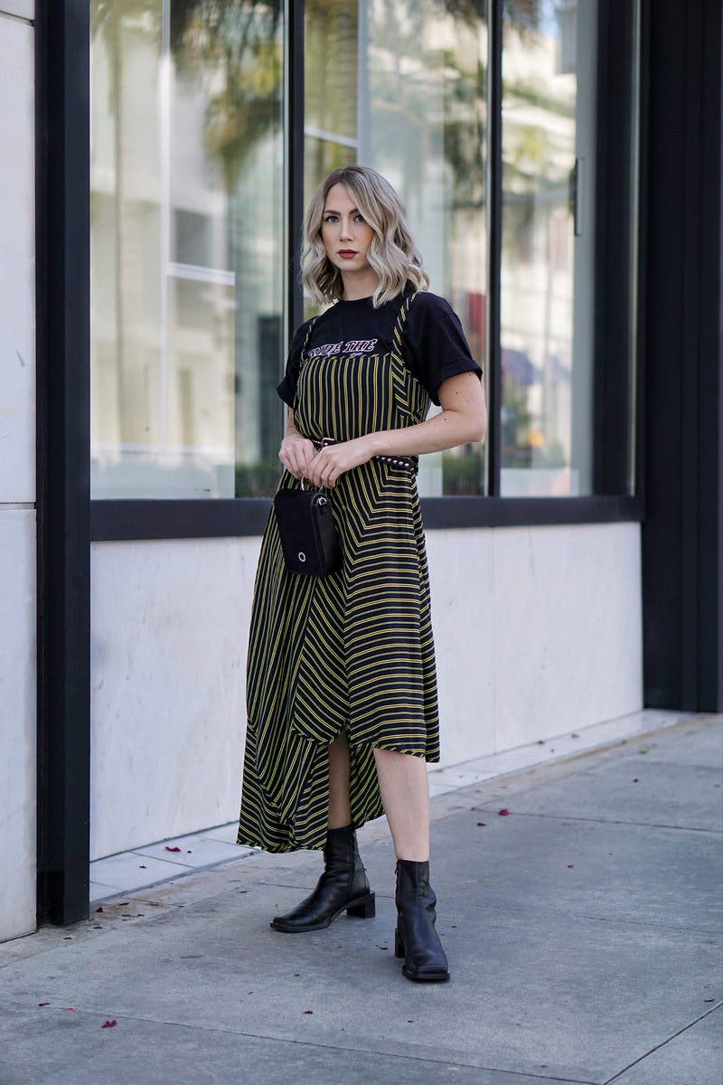NINA RICCI ニナリッチ ワンピース Striped minidress 1016370 NINA RICCI ニナリッチ ワンピース Striped minidress 1016370