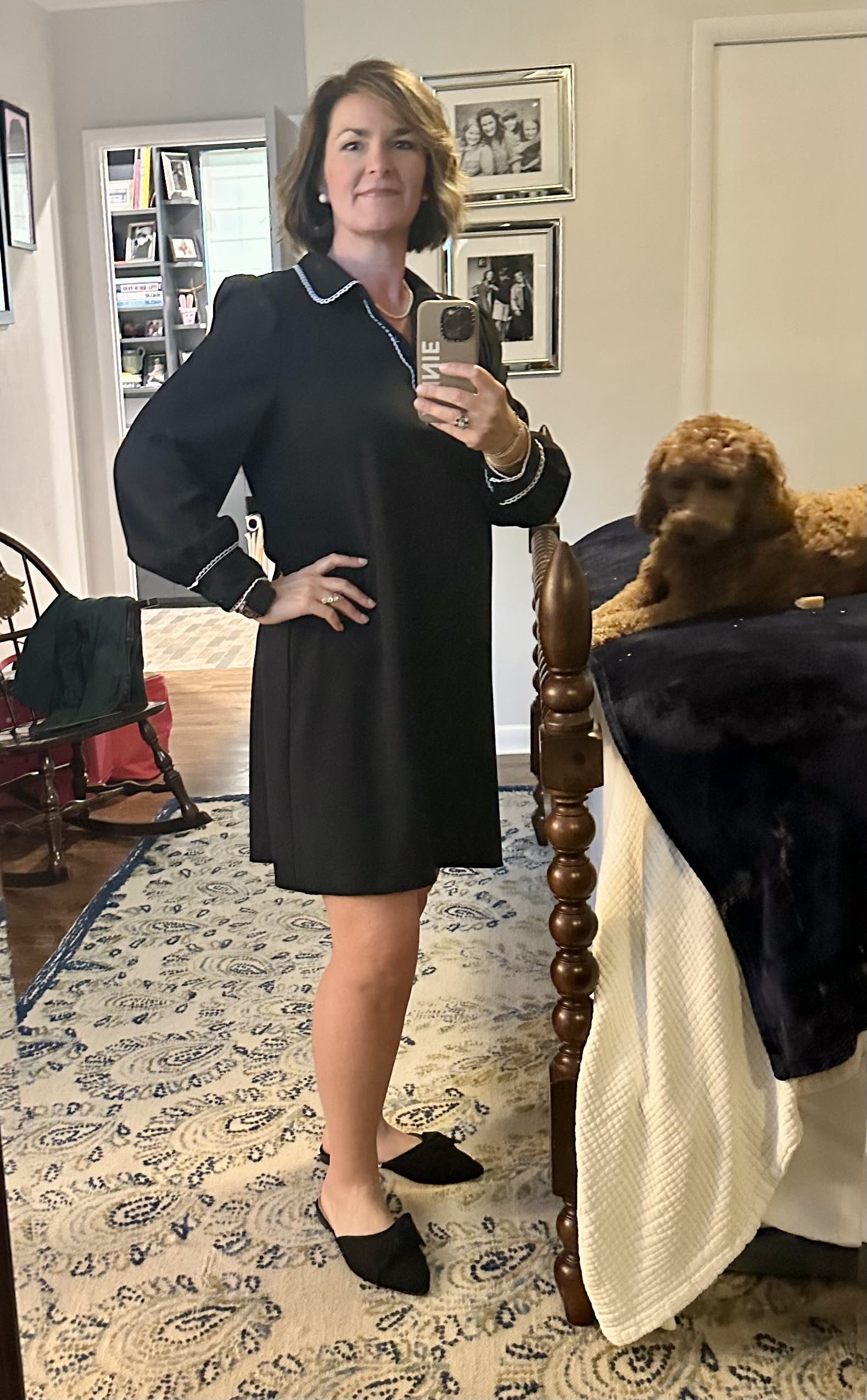 ワンピース Vincennes Belted Big Collar Dress Vincennes Belted Big Collar Dress価格