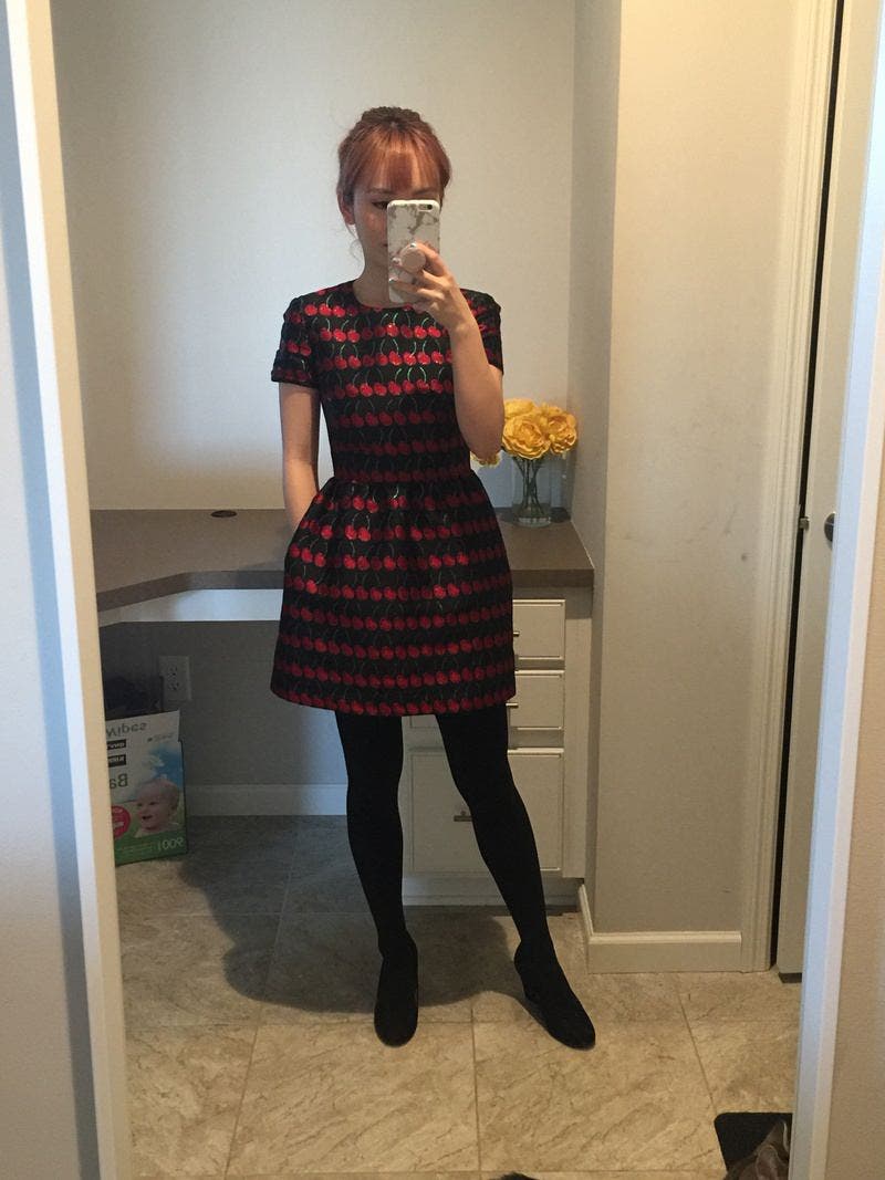 最終SALE! RED VALENTINO Plaid Dress Maraschino Dress by RED Valentino | Rent the Runway