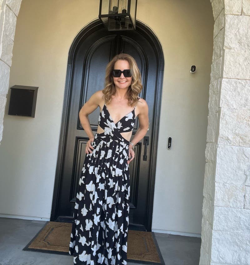 Black Printed Sleeveless Maxi by Proenza Schouler | Rent the