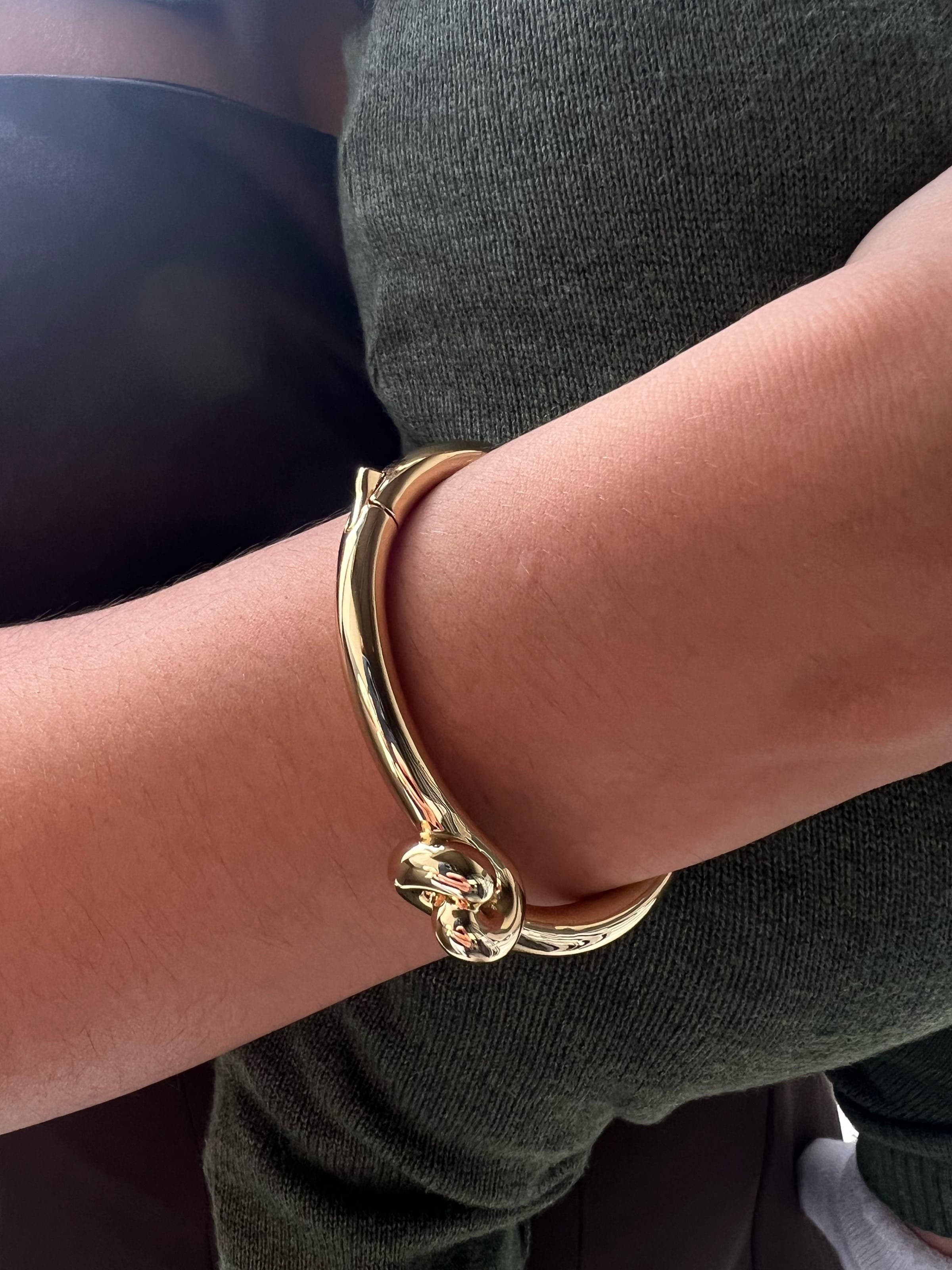 ブレスレット Jenny Bird Maeve Cuff Maeve Knot Bangle | Gold Bracelet | JENNY BIRD