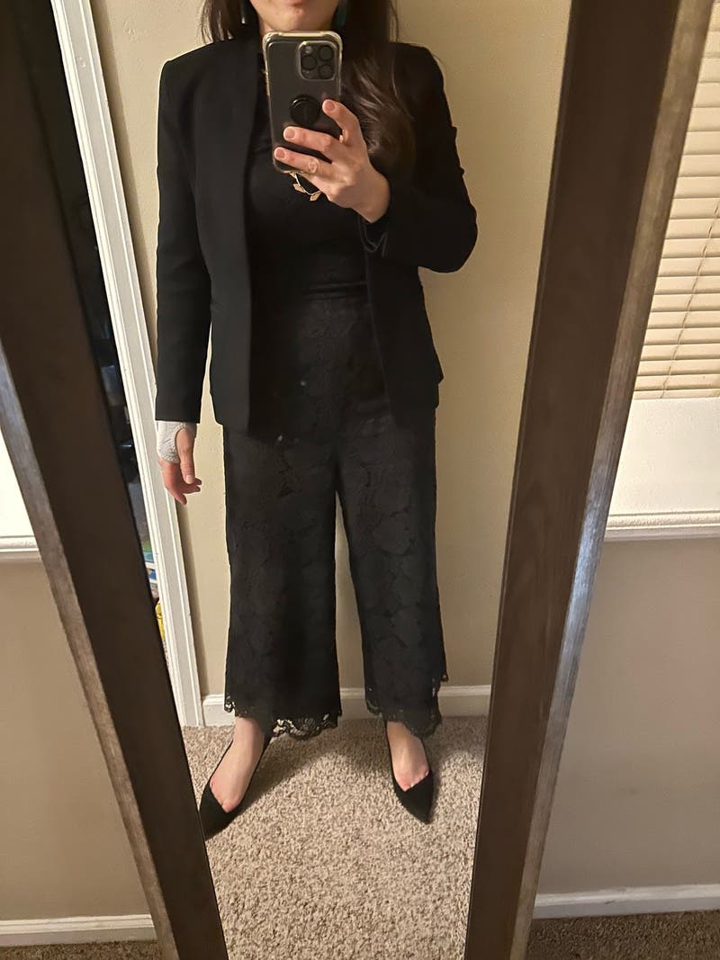 Poppy Lace Jumpsuit by kate spade new york | Rent the Runway