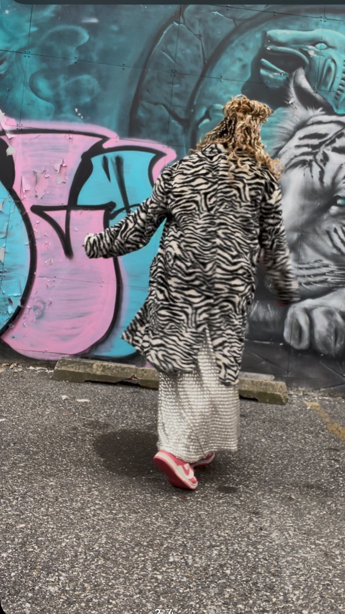 Zebra Faux Fur Teddy Coat by R13 | Rent the Runway
