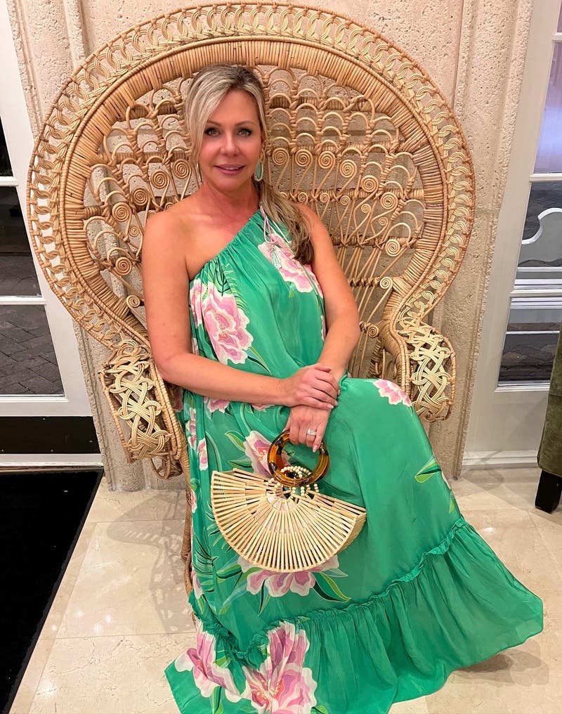 Floral Vibing Green Maxi Dress by FARM Rio | Rent the Runway