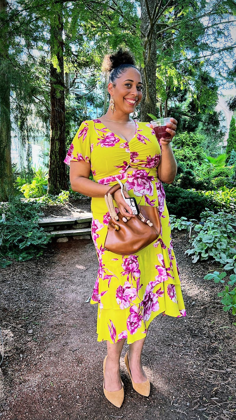 Lemon Floral Midi Dress by Great Jones | Rent the Runway