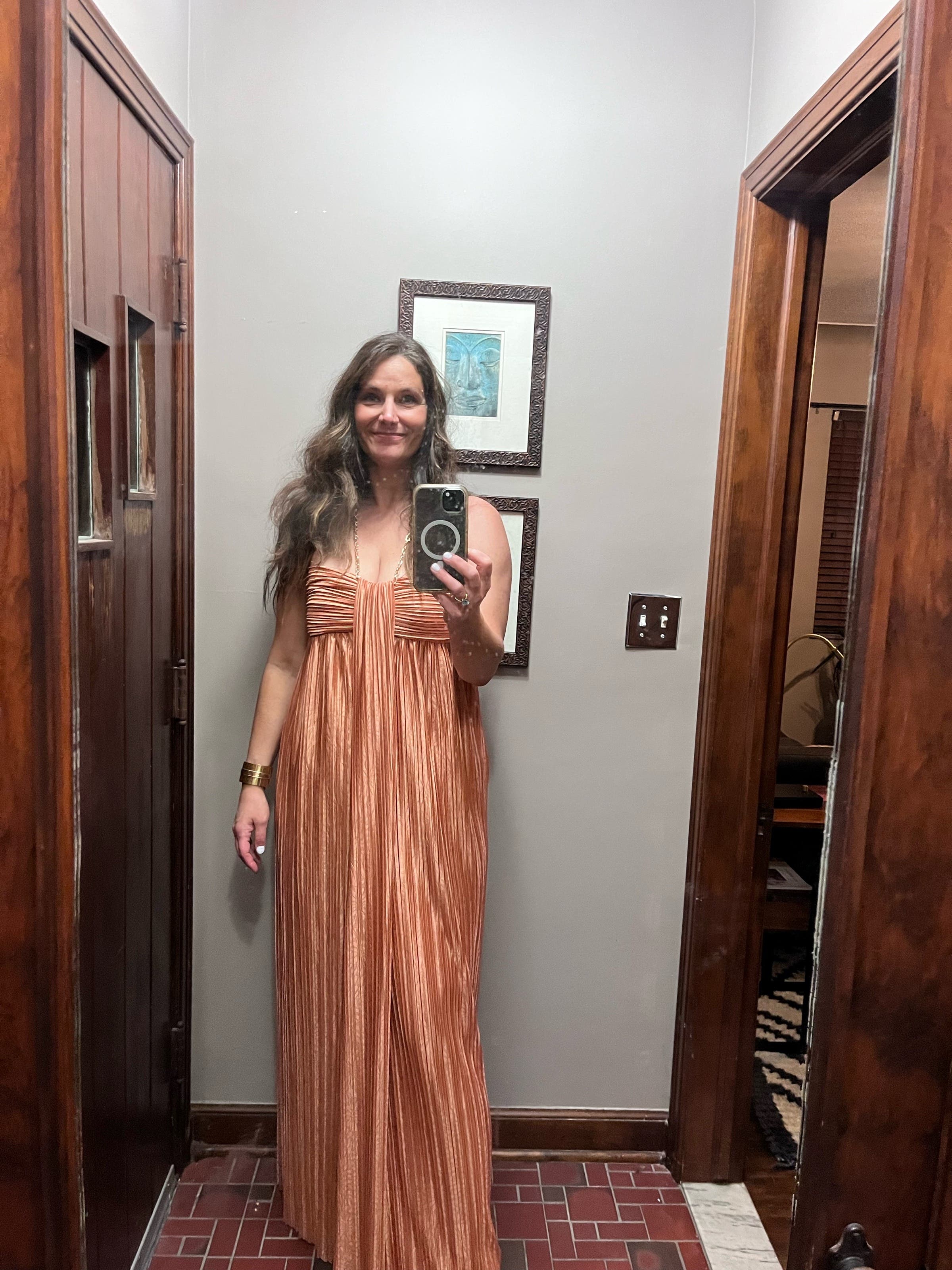 オールインワン・サロペット Sabina Musayev Nicola Dress - Caramel NICOLA DRESS – Sabina Musayev USA