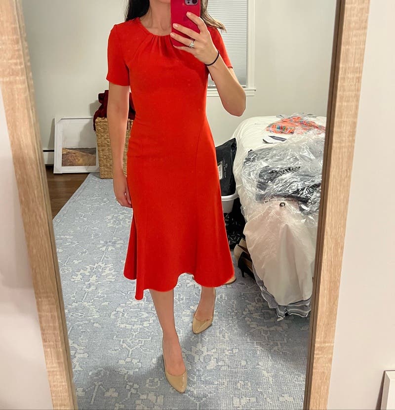 Orange Rose Dress by Diane von Furstenberg | Rent the Runway