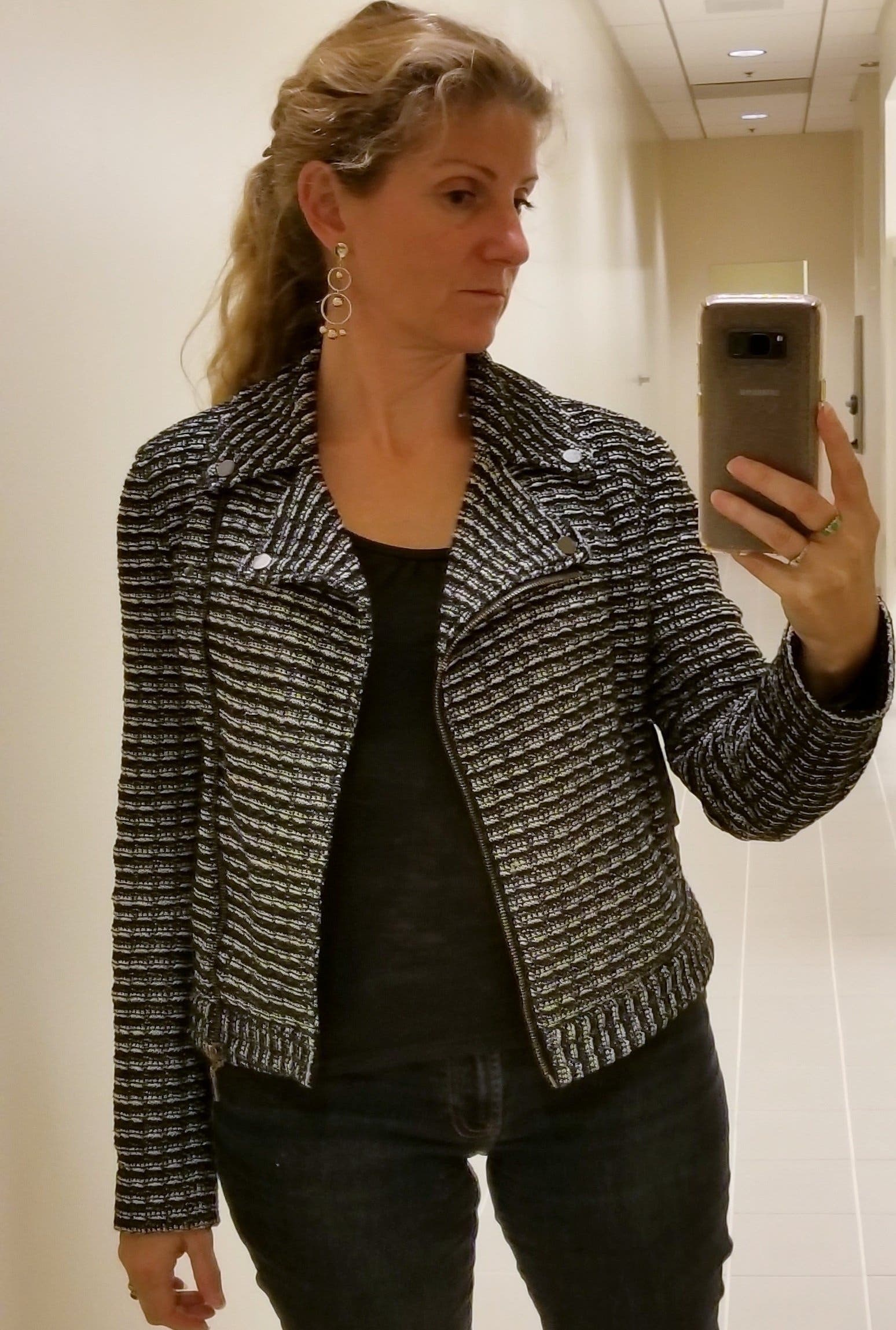 TORY BURCH テーラードジャケット ブラック US2（S相当） TORY BURCH テーラードジャケット ブラック US2（S相当）