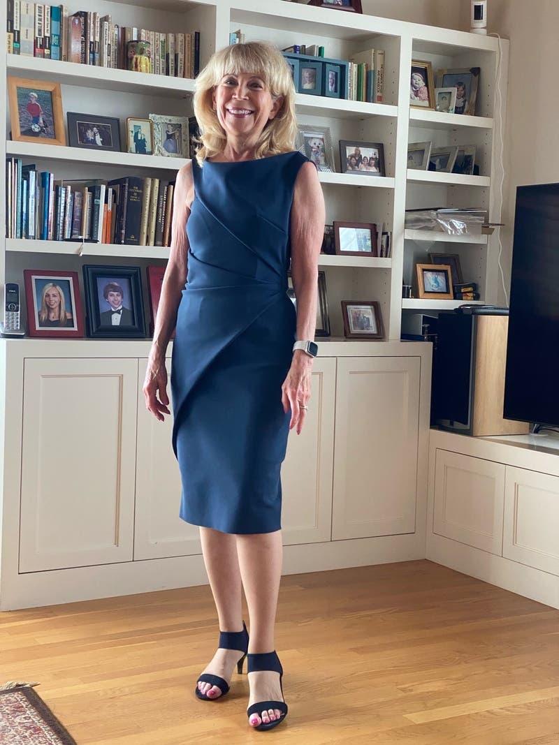 ワンピース CHIARA BONI Women Mid Skirts ABCACURAUNBISLBS 488 BLUE Blue Silvietta Dress by Chiara Boni La Petite Robe | Rent