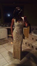 sachin and babi light blue dress Elegant Lace Strap Champagne Sweetheart Garden A-line Wedding Dress