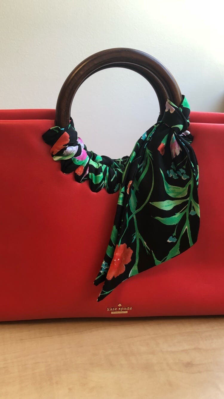 ★kate spade★ The Color Spark Collection Red  関税込★ Zip Code Colorblocked Medium Satchel | Kate Spade New York