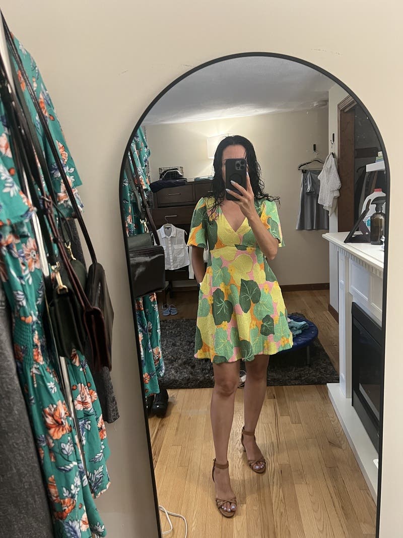 【Kate Spade】Whimsical Garden Smocked Midi Dress◆国内発送 Orchid Bloom Smocked Dress | Kate Spade New York