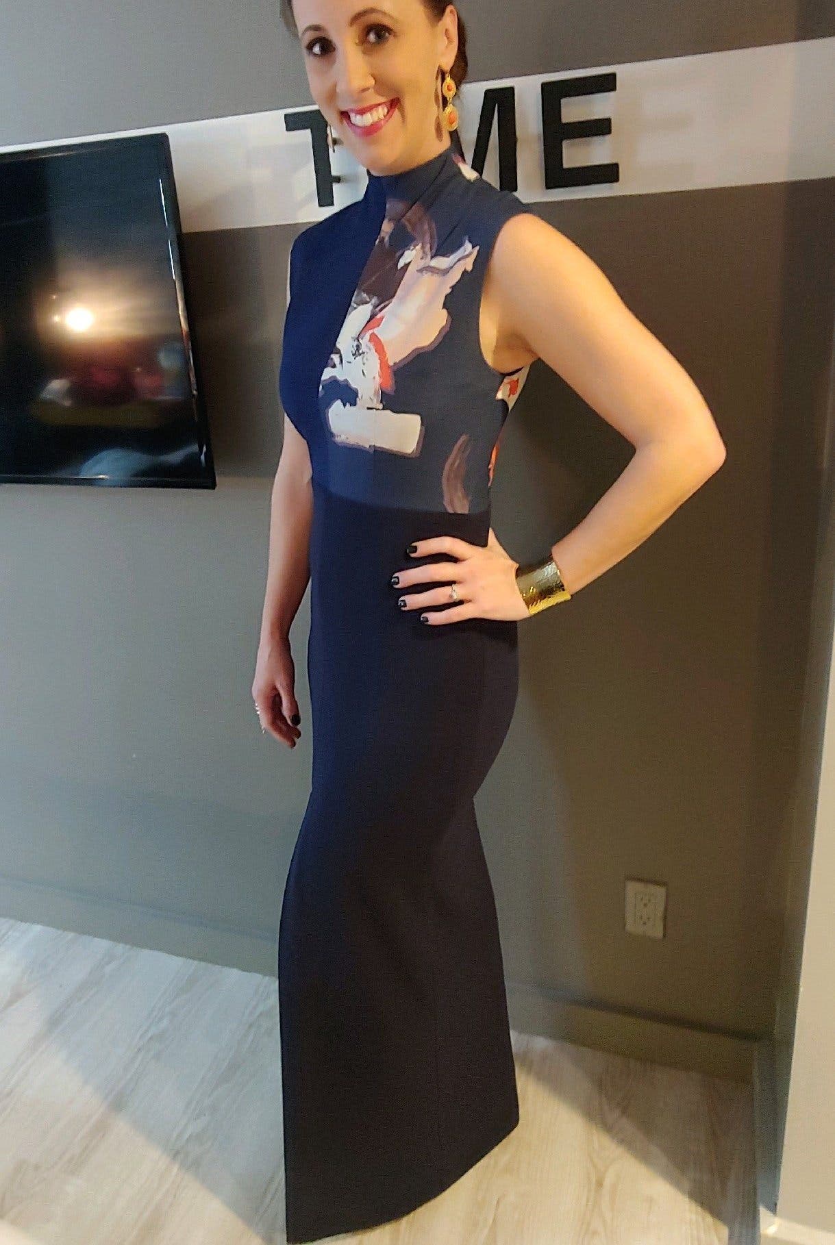ワンピース SOLACE LONDON Woman Dress Navy OS38004 NAVY The Lea Maxi Dress in Navy – Solace London