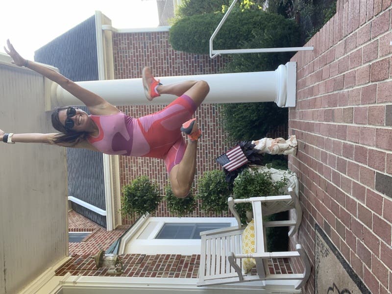 Colorblock Sport Romper by adidas by Stella McCartney | Rent