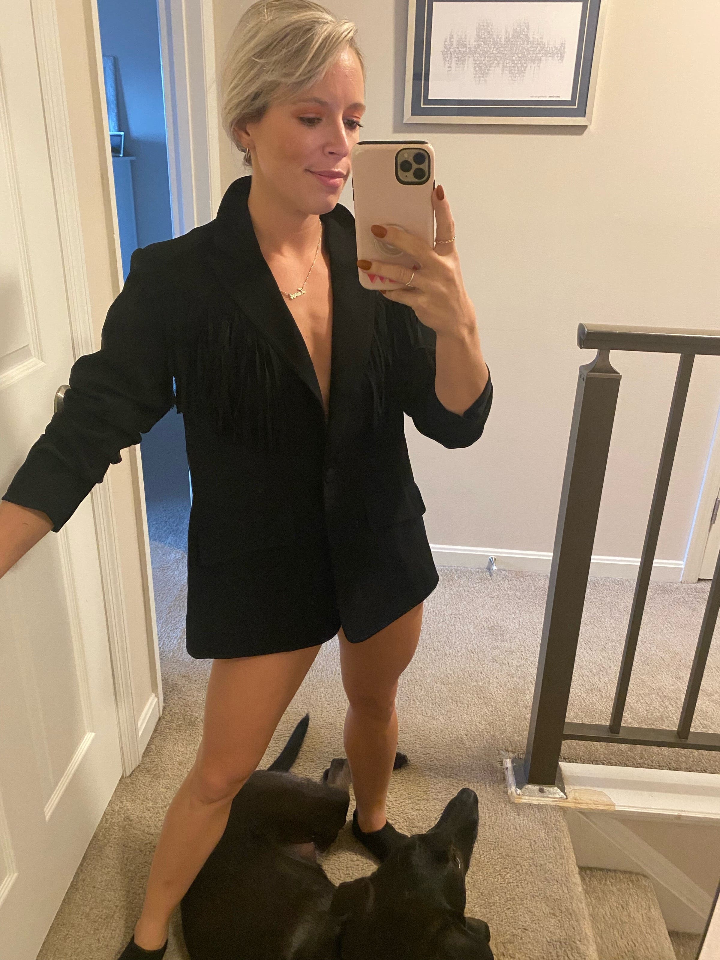 Dani Fringe Blazer by Cinq à Sept | Rent the Runway