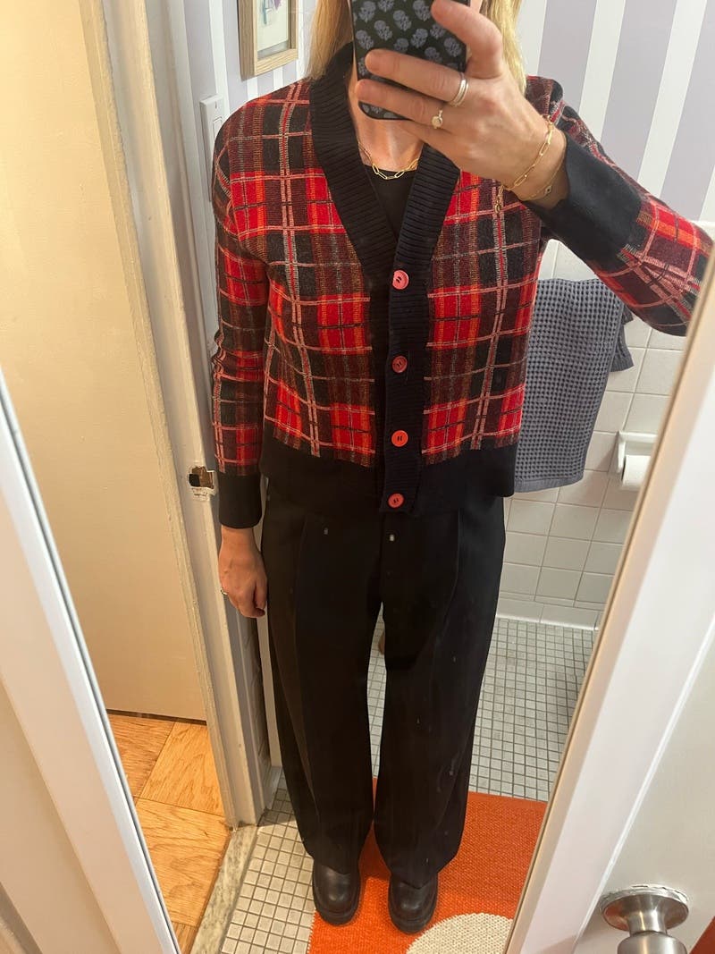 Plaid Cardigan by Marni | Rent the Runway