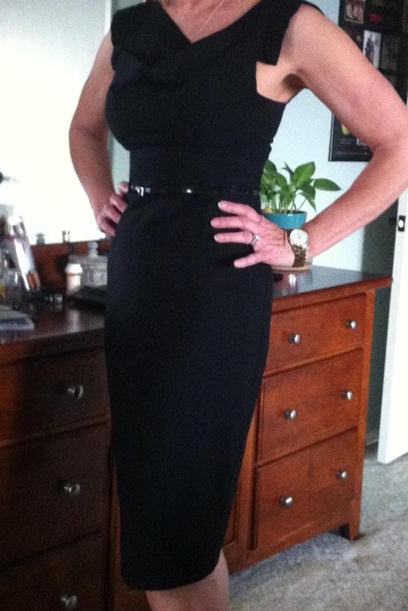 black halo jackie o belted dress Black Halo Women's Jackie O Dress - Eclipse Blue