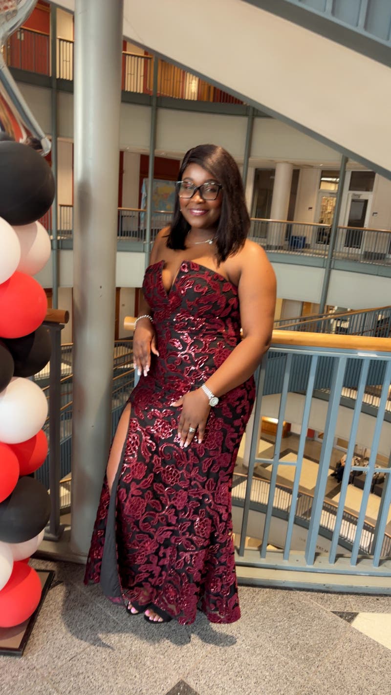 fernanda strapless evening gown dress the population Fernanda Gown main image 1